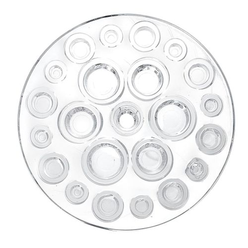 Acrylic Round Transparent Tattoo Pigment Ink Cup Holder Stand Display