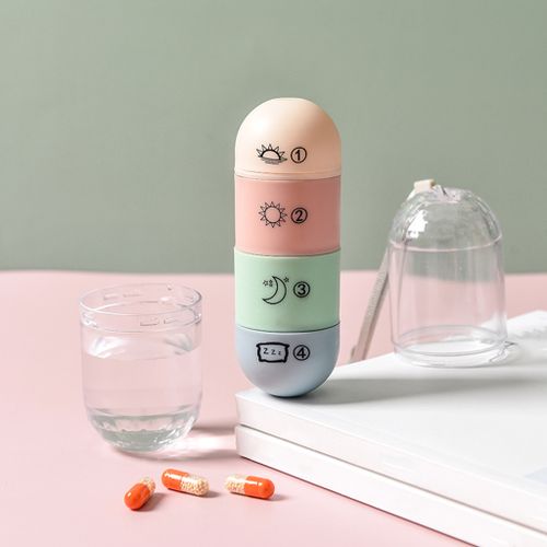 Waterproof Colourful Tablet Dispenser for Husehold Goods