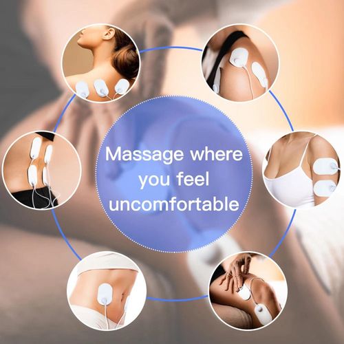 Electro Facial Massage Device  Tool 2 Pairs Patches