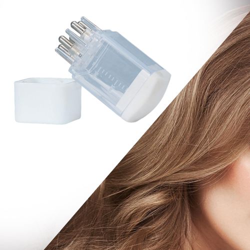 Scalp Comb, Hair Oil Bottle Brush Mini Hair  Head White