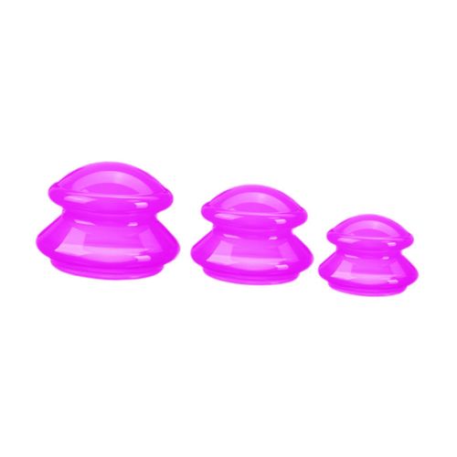 3 Pieces Professional Vacuum Cupping Silicone Cupping Rose