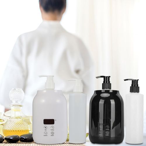 Single Bottle Oil Heater With 2Pcs Empty Bottles Salon