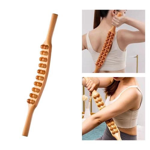 Wooden Guasha Scraping Stick Massage Tools  Beech 60cm