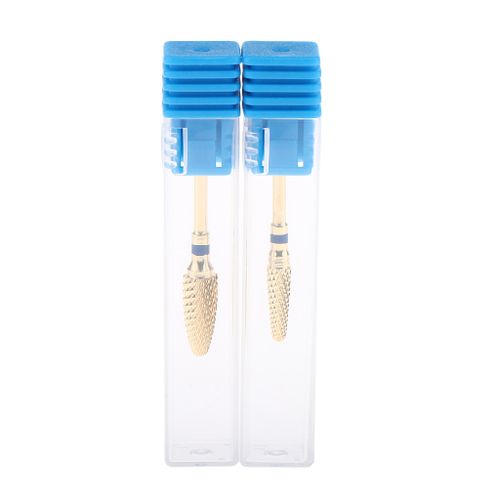 2pcs Electric Carbide Drill File Manicure Blue