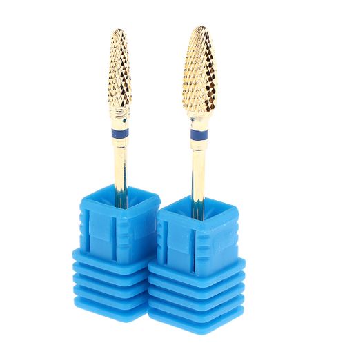 2pcs Electric Carbide Drill File Manicure Blue
