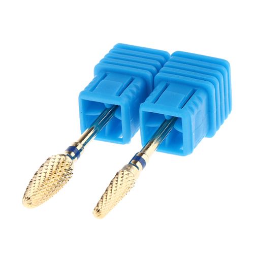 2pcs Electric Carbide Drill File Manicure Blue