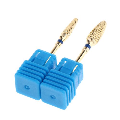2pcs Electric Carbide Drill File Manicure Blue