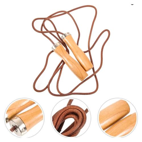 New leather skipping rope