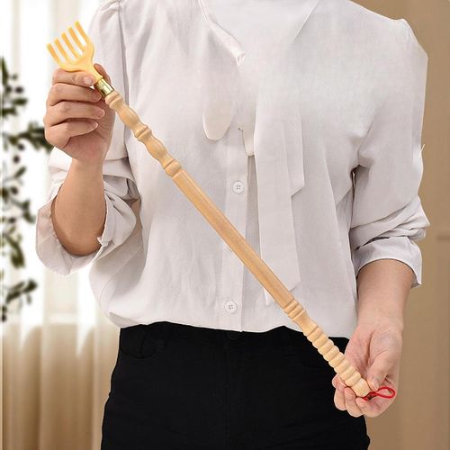 Back Scratcher Long Grab Reach Wood Sturdy Men Women Back