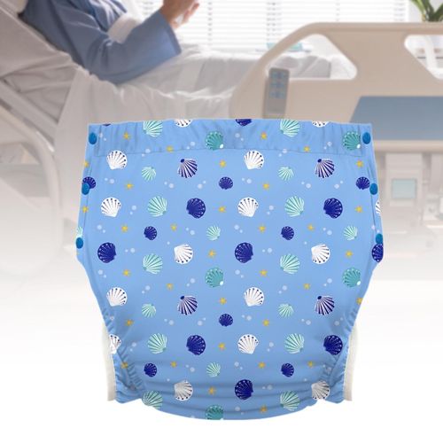 Adults Diaper Underwear For Elderly Fast Drying Blue