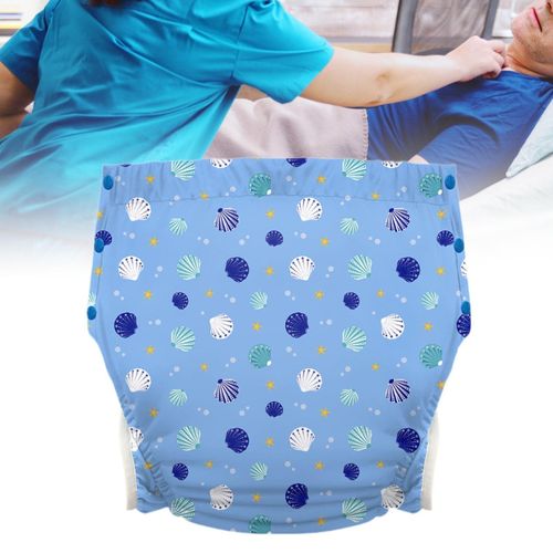 Adults Diaper Underwear For Elderly Fast Drying Blue