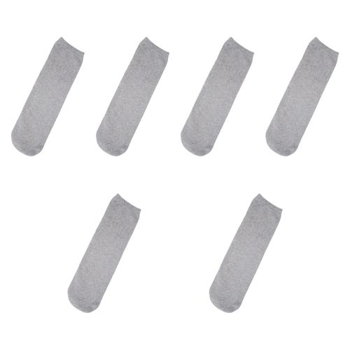 6Pcs Amputee Socks Below Knee Stretch Soft Provide M Gray