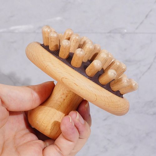 Wooden Massage Comb For Women Men Scalp Massager Round Air
