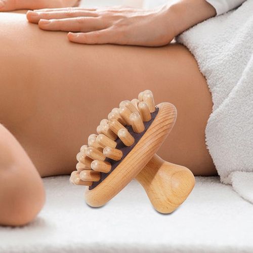 Wooden Massage Comb For Women Men Scalp Massager Round Air