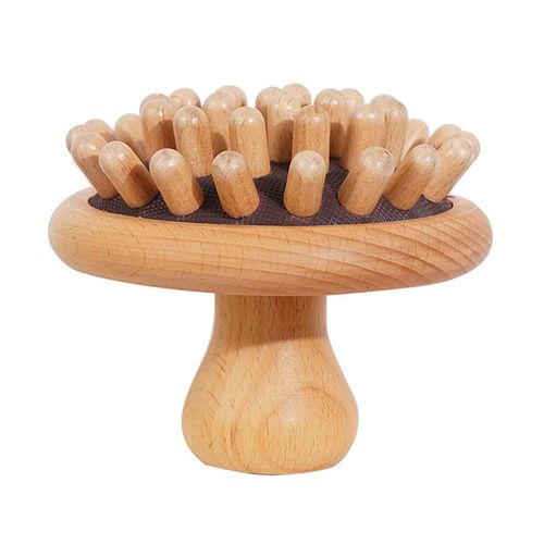 Wooden Massage Comb For Women Men Scalp Massager Round Air