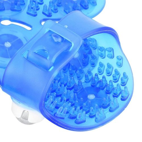 3 Massage Glove Hand Held 9 Massager Blue