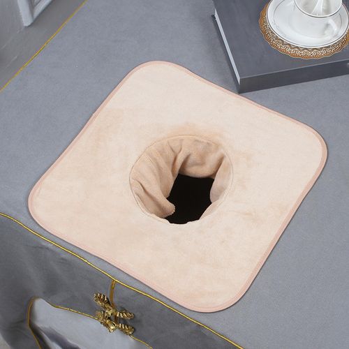 Table Towel Message Bed  Light Brown
