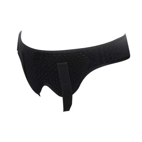 Inguinal Hernia Support With 2 Removable Black XL