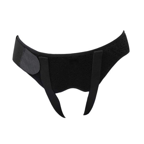 Inguinal Hernia Support With 2 Removable Black XL