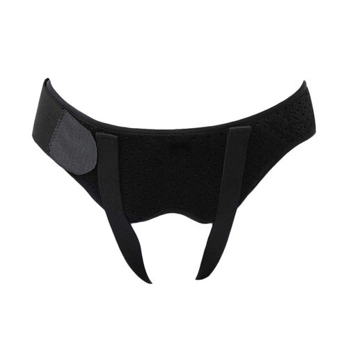 Inguinal Hernia Support With 2 Removable Black XL