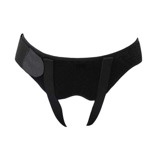 Inguinal Hernia Support With 2 Removable Black XL