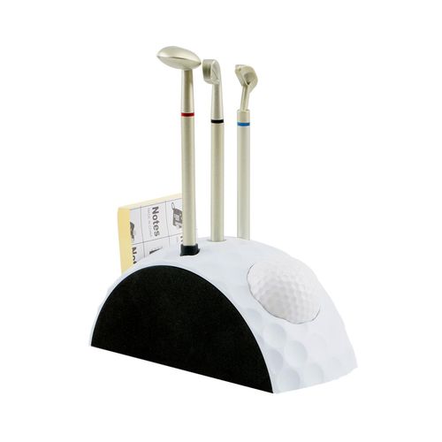 Golf Pen Holder Set With 3 Putter Pens Golf Gift For