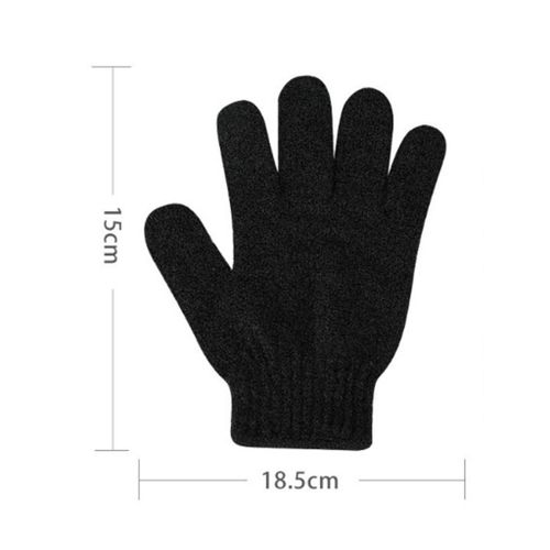 Set Of 3 Pairs Double Sided Exfoliating Gloves Body