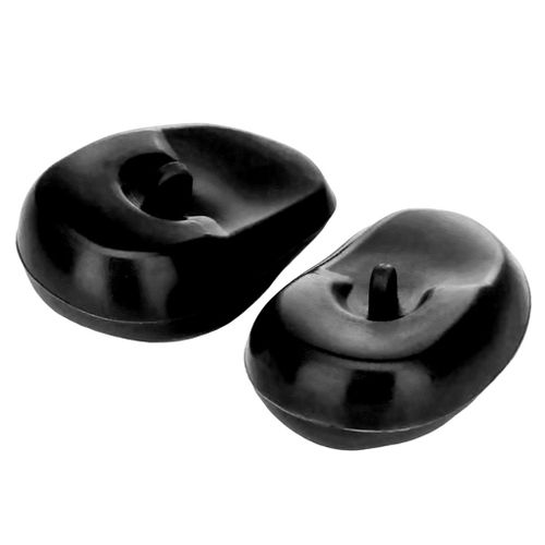 2 Pieces Reusable Silicone Earmuffs Ear Cover Black