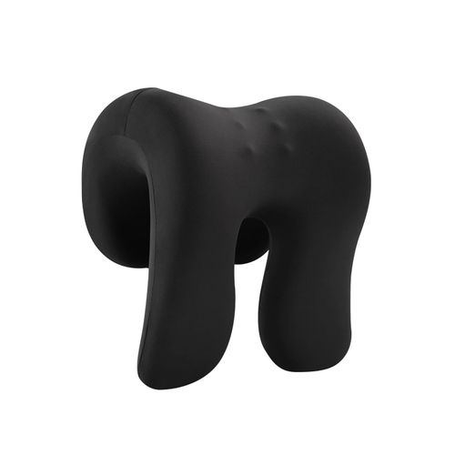 Headrest Pillow For Neck Multi Use Solid Black