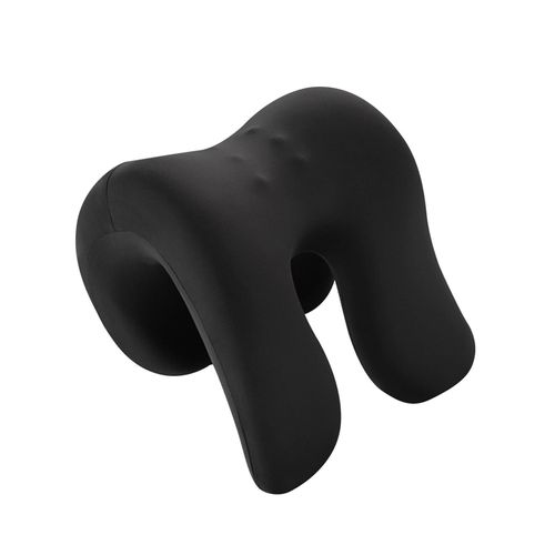 Headrest Pillow For Neck Multi Use Solid Black