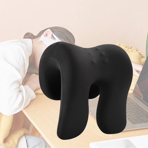 Headrest Pillow For Neck Multi Use Solid Black