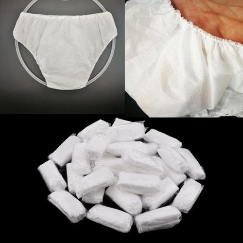 30pcs Disposable Underwear Travel Panties Briefs for Women Men Travel