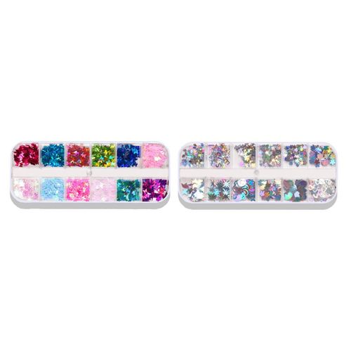Nails Glitter Paillette Tinsel Makeup Face Eyes