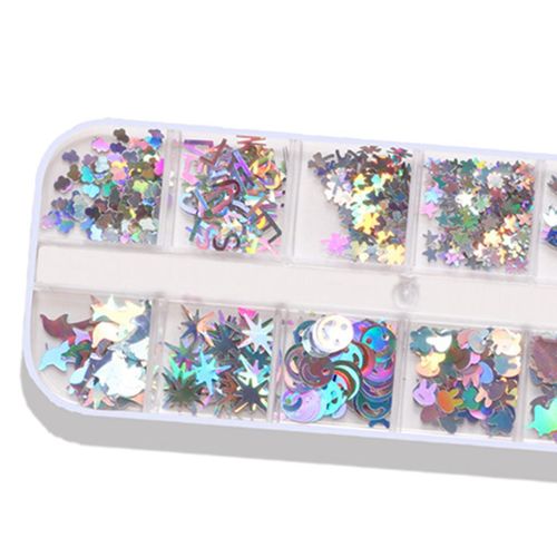 Nails Glitter Paillette Tinsel Makeup Face Eyes
