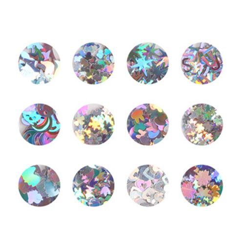 Nails Glitter Paillette Tinsel Makeup Face Eyes