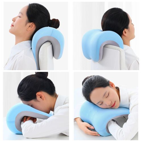Headrest Pillow For Neck Multi  Gray
