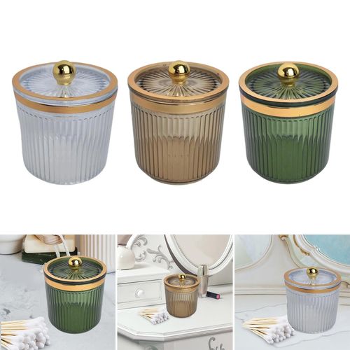 Makeup Cotton Swab Ball Pad Holder Qtip Dispenser For