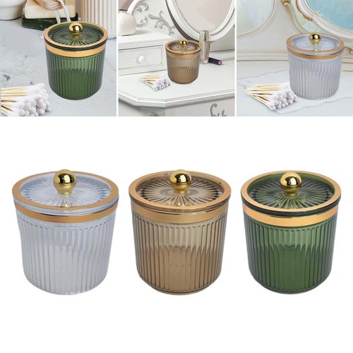 Makeup Cotton Swab Ball Pad Holder Qtip Dispenser For