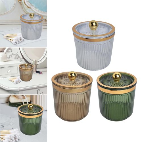 Makeup Cotton Swab Ball Pad Holder Qtip Dispenser For