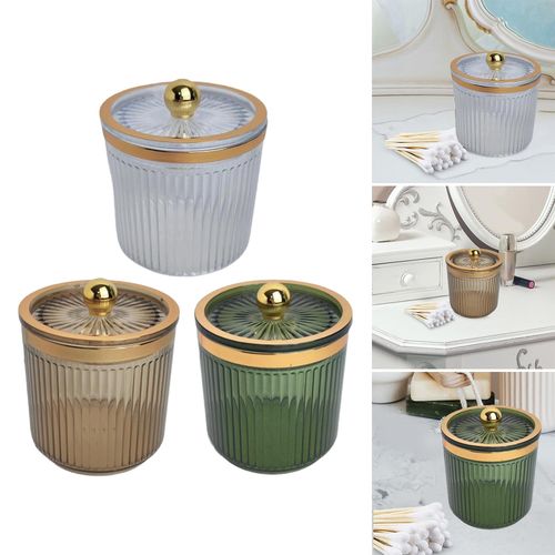Makeup Cotton Swab Ball Pad Holder Qtip Dispenser For