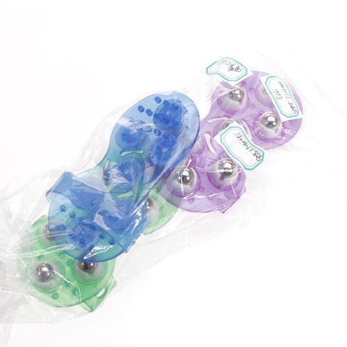 Metal Roll Ball Manual Arm Leg Back Body Massager Handheld Random