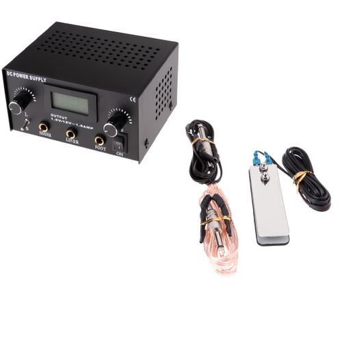 Digital LCD Display Power Supply Foot Pedal Switch Clip