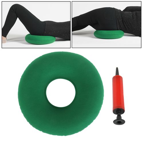 Inflatable Donut Cushion 15'' for Pressure Sores Relief Sores Green