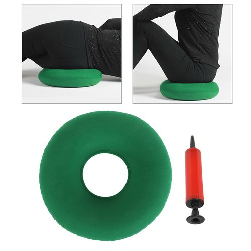 Inflatable Donut Cushion 15'' for Pressure Sores Relief Sores Green