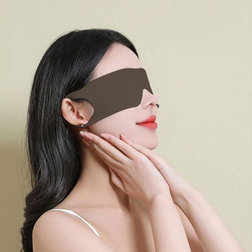 Sleep  Eye Cover Soft Comfortable Blocking Light Coffee