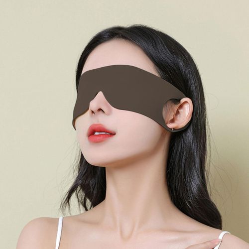 Sleep  Eye Cover Soft Comfortable Blocking Light Coffee