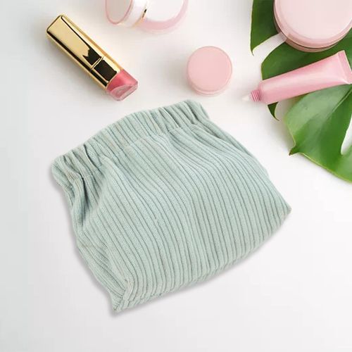 Makeup Bag Portable Self Closing Makeup Pouch