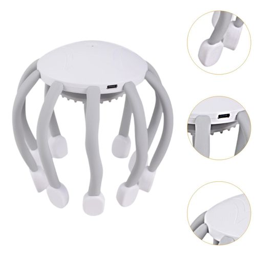 Electric Scalp Massager Relaxation Holiday Gift White