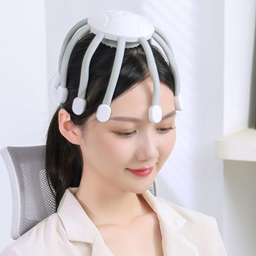 Electric Scalp Massager Relaxation Holiday Gift White