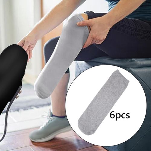 6 Pieces Amputee Socks Soft Partial Foot Amputation M Gray